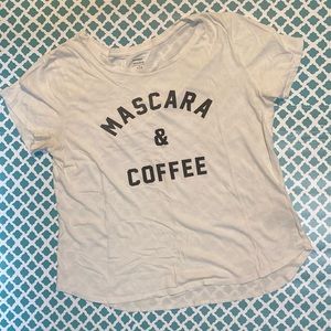 Mascara and Coffee Shirt
